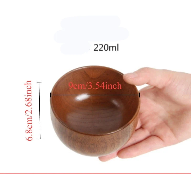 Bol en Bois de Jujubier Massif – Durable & Naturel