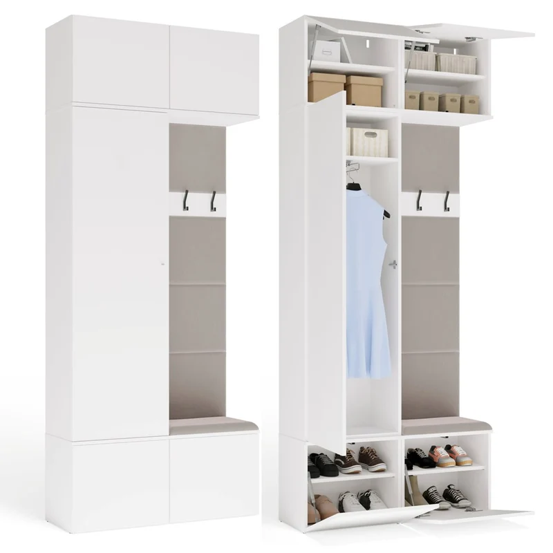 HAGA II 1SZ1W - Armoire avec cintre et siège