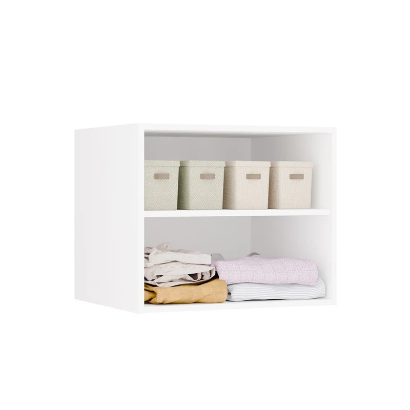 OPENO 2W - Armoire Modulaire avec 2 tringles pour chambre à coucher