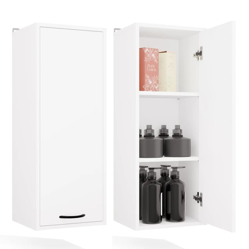NINA 1D - Meuble de salle de bain 3 étagères