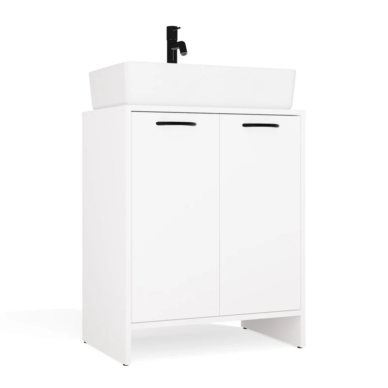 NINA 2DUM - Meuble de salle de bain sous lavabo 2 portes