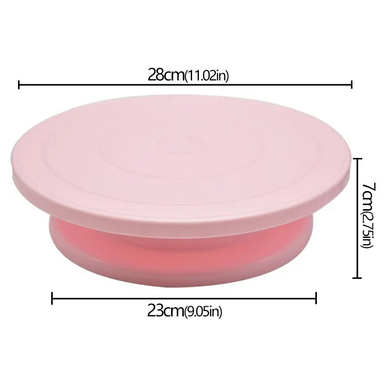 Plateau Tournant Pâtisserie – Rotation 360° Antidérapante
