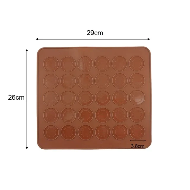 Moule à Macarons en Silicone – 30 ou 48 Cavités