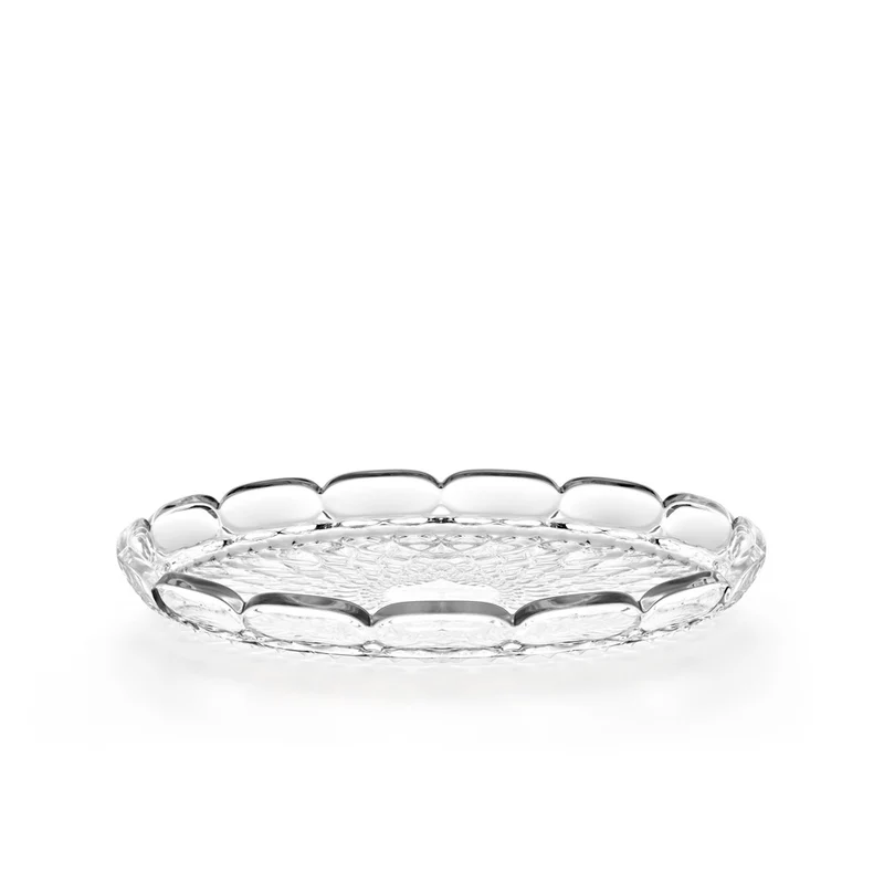 Plat à gâteau vanity transparent 36 cm