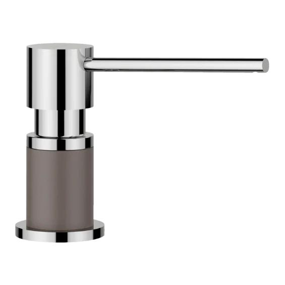 Distributeur à savon Blanco Lato - Chrome/Gris volcan
