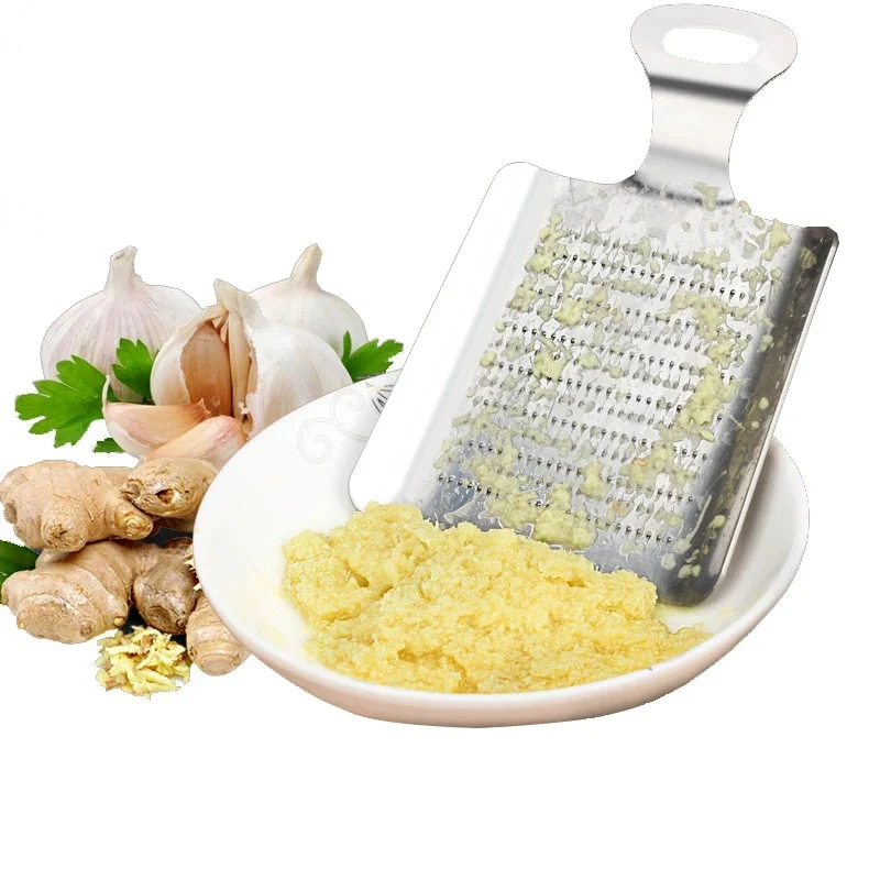 Râpe Inox pour Ail et Gingembre Facile à Utiliser – Presse Ail Manuel pour Cuisine Rapide et Sans Effort