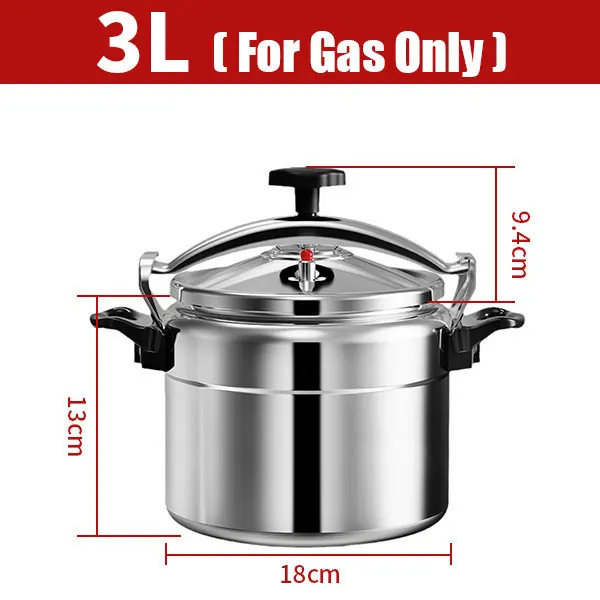 Autocuiseur Aluminium 3 / 7L – Idéal pour Cuisson sur Gaz