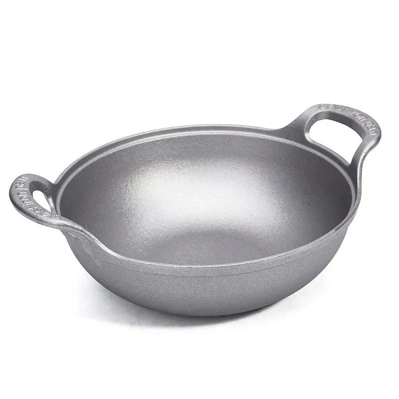 Grand Faitout en Fonte 34 cm Sans Revêtement – Tous Feux