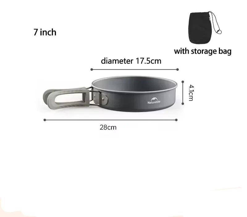 Batterie de Cuisine Camping Naturehike – Ultra Légère 3 pièces