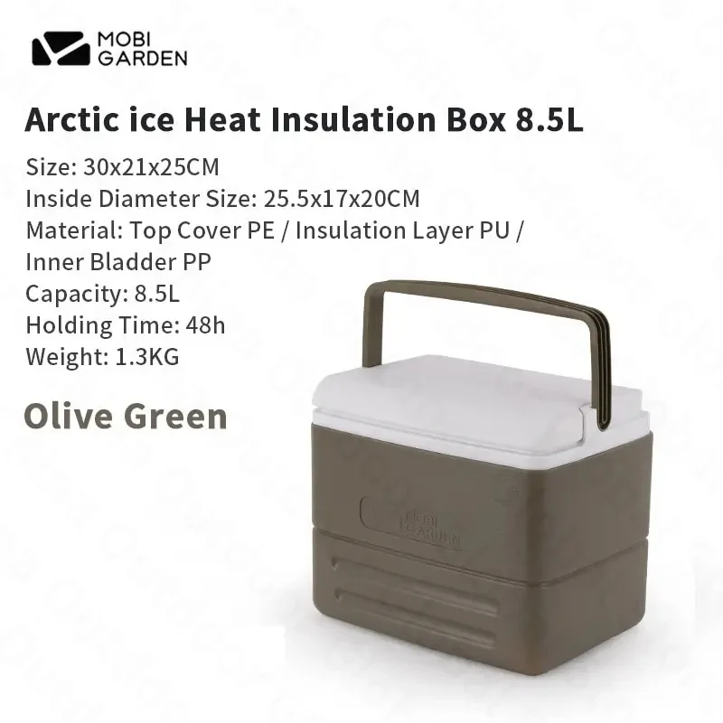 Glacière Rigide Portable 8.5L / 17L – Isolation 48h Camping