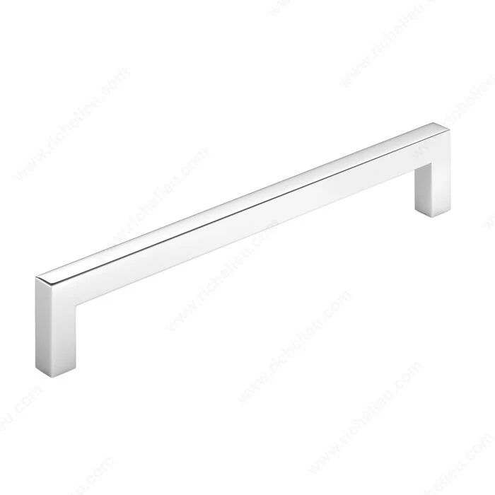 LOTS 38 POIGNÉES contemporaine en aluminium 873TT - Chrome
