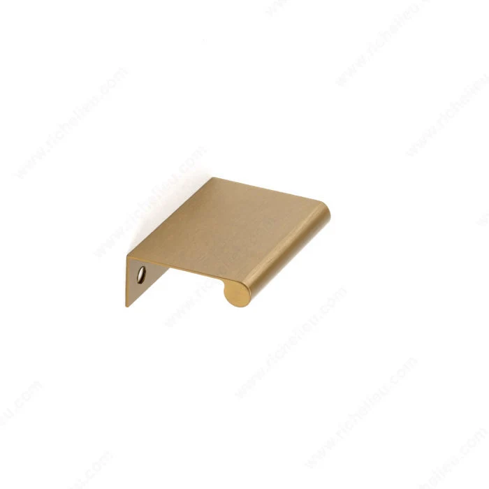 LOTS 17 POIGNÉES contemporaine pour rebord en aluminium 9696 - Bronze champagne brossé