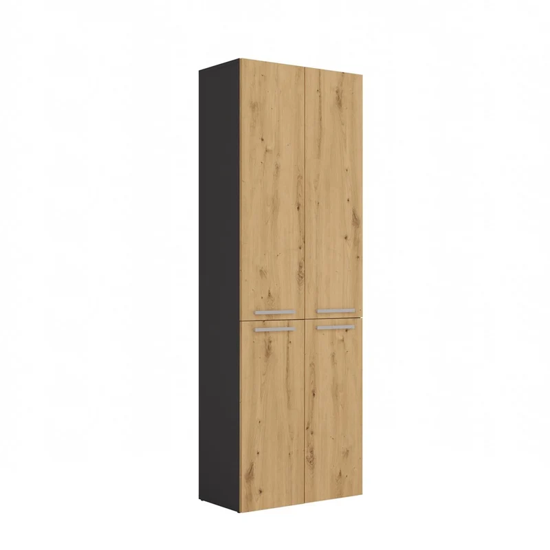 NEL 2K DD - Armoire de salle de bain 2 paniers à linge