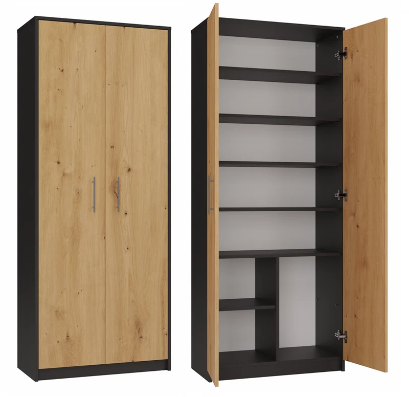 OLIV 2D - Armoire 8 étagères