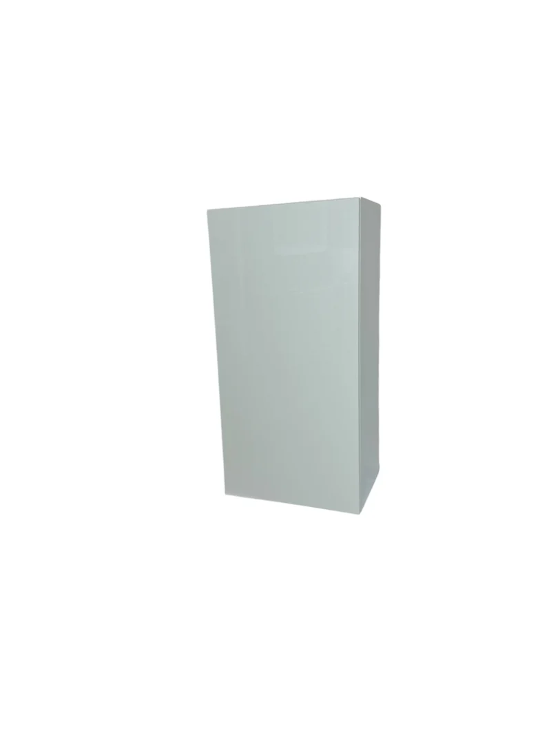 Cabinet de Haut - 1 Porte - 12 po de large x 36 po de hauteur - Mélamine Laquée Blanche