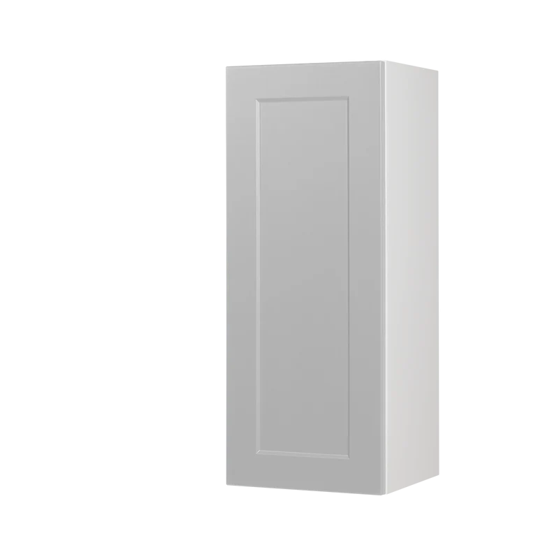 Cabinet de Haut - 1 Porte - 9 po de large x 36 po de hauteur - Polymère Shaker Gris