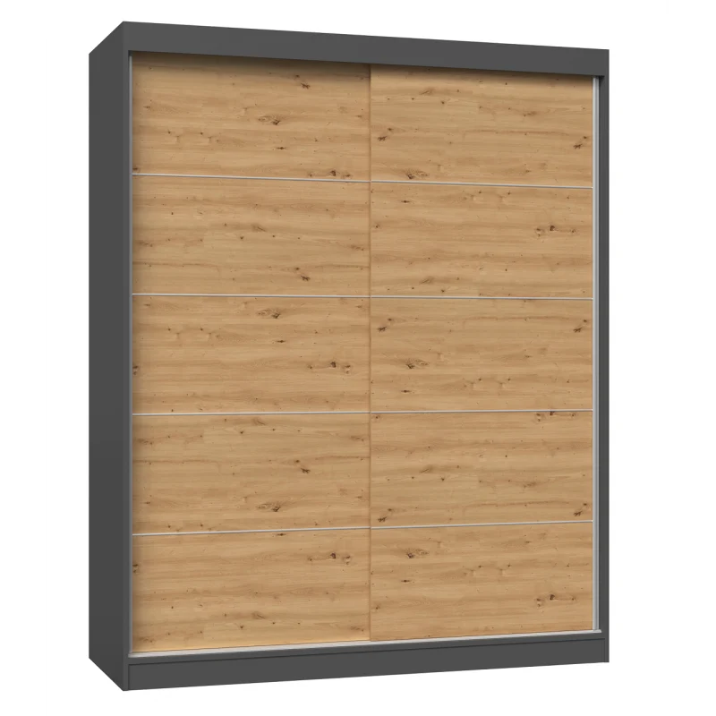 PAOLO - Armoire à deux portes coulissante