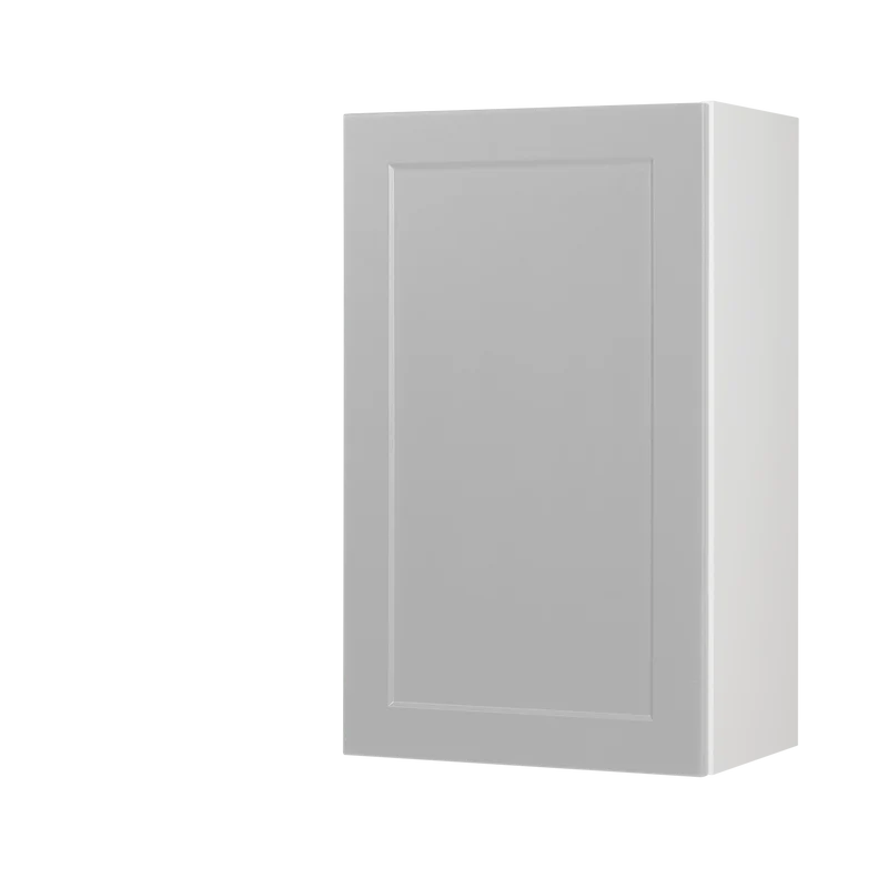 Cabinet de Haut - 1 Porte - 21 po de large x 36 po de hauteur - Polymère Shaker Gris