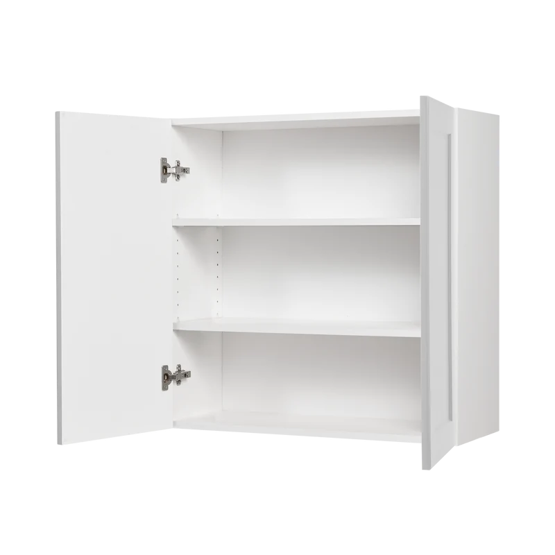 Cabinet de Haut - 2 Portes - 36 po de large x 36 po de hauteur - Polymère Gris Shaker