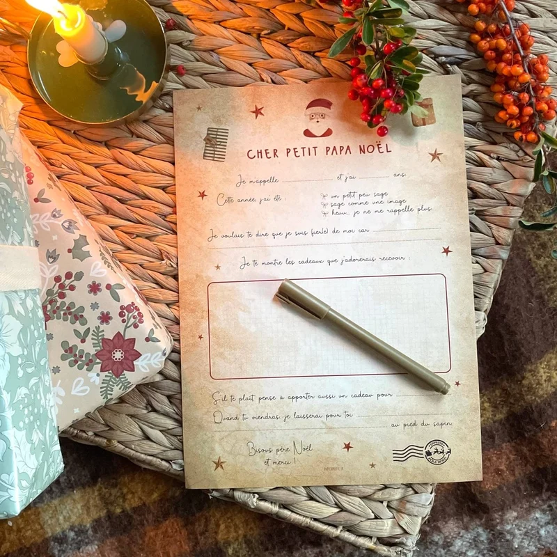Lettre au père Noël - Cadeaux
