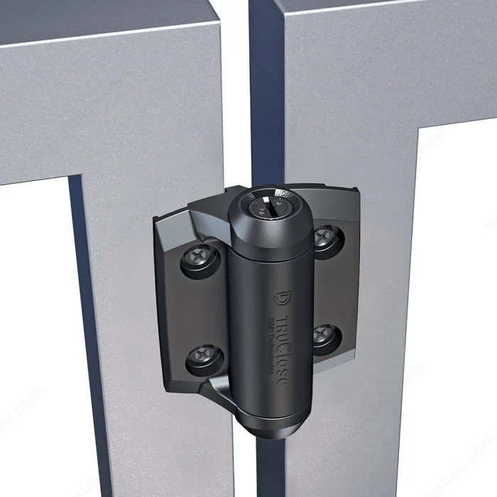 Charnière de barrière à fermeture automatique pour barrière de métal