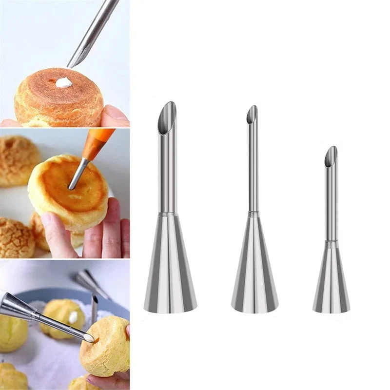 Douille à Garnir en Inox pour Choux et Éclairs