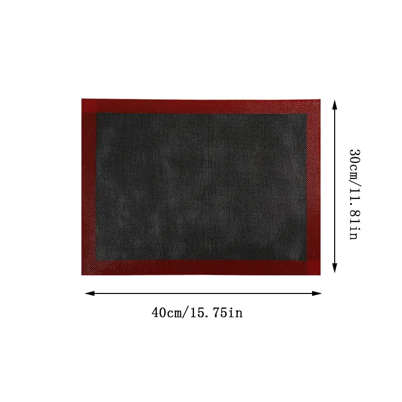 Tapis de cuisson en silicone réutilisable 30x40 cm – Antiadhésif pour four, pâtisserie et boulangerie