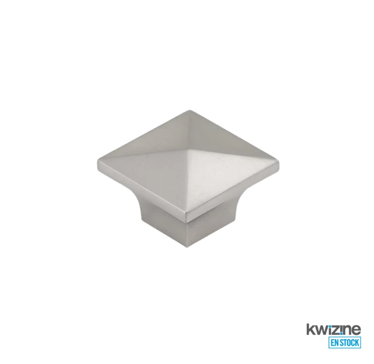 Bouton moderne nickel brossé BP53082195 - LIQUIDATION
