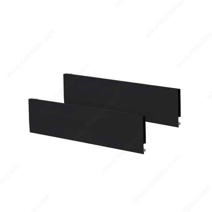 Côtés de tiroir OPTIMIZ-R - Noir mat