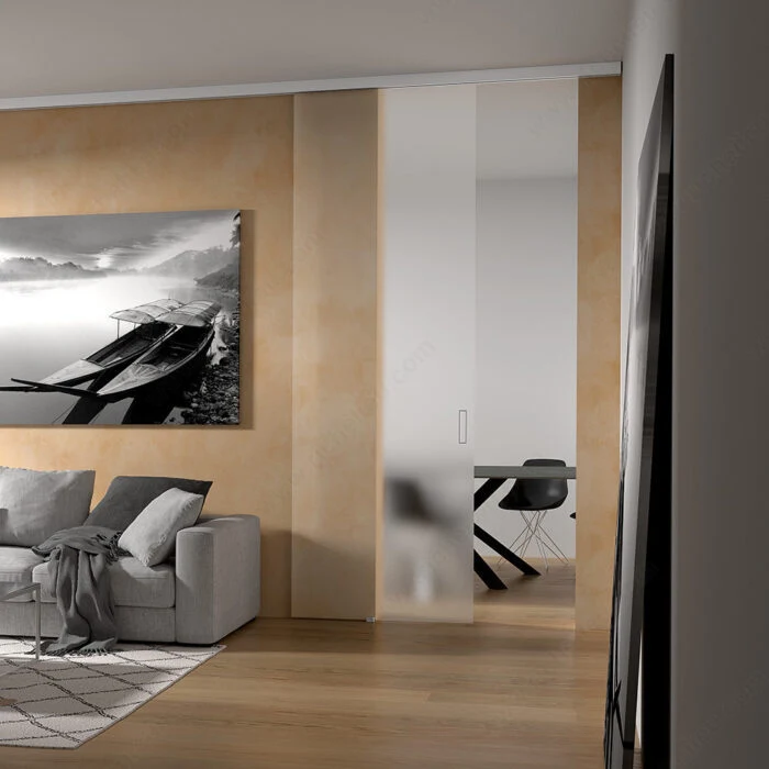 Système pour porte coulissante à montage mural ou au plafond SlidePro CLT