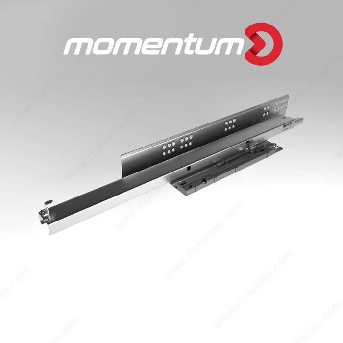 Coulisse sous plan MOMENTUM - pousser pour ouvrir