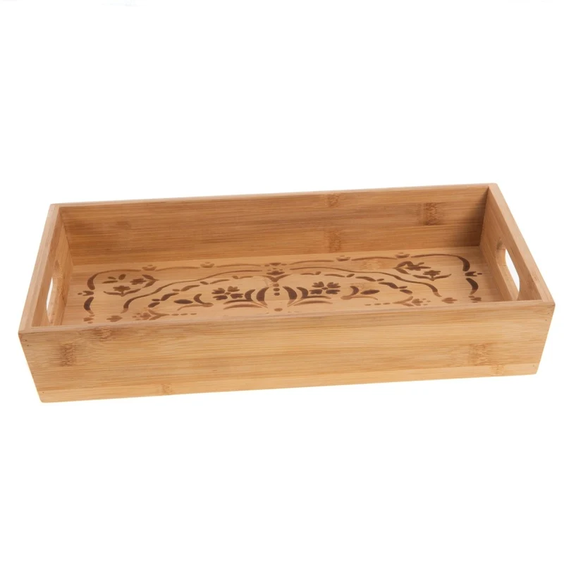 PLATEAU BOIS RECTANGULAIRE LEANE