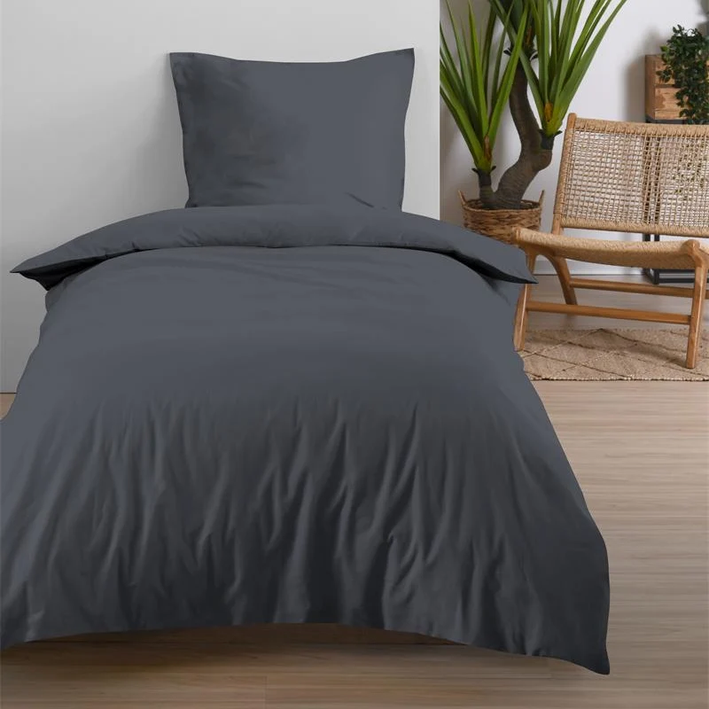 Housse de couette 140 x 200 cm Gris