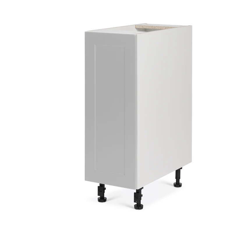Cabinet de bas - 1 porte - 12 pouces de large - Polymère Shaker Gris