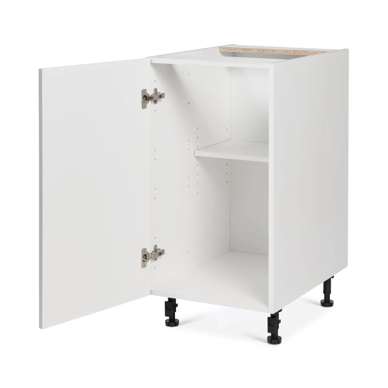Cabinet de bas - 1 porte - 21 pouces de large - Polymère Shaker Gris