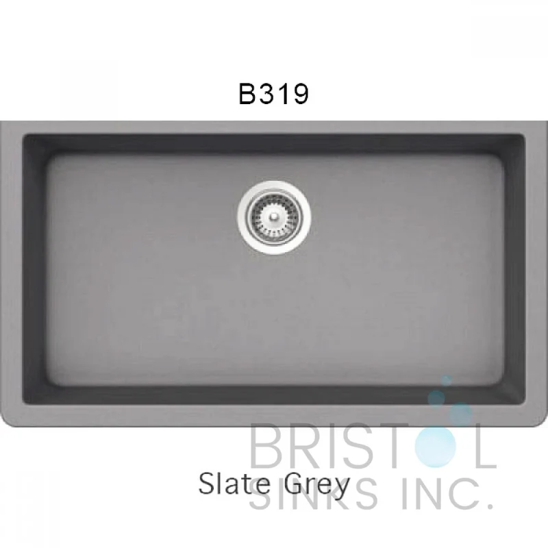 Évier en granite simple encastré Bristol Virtuo B317-B319-B329-B336-B342