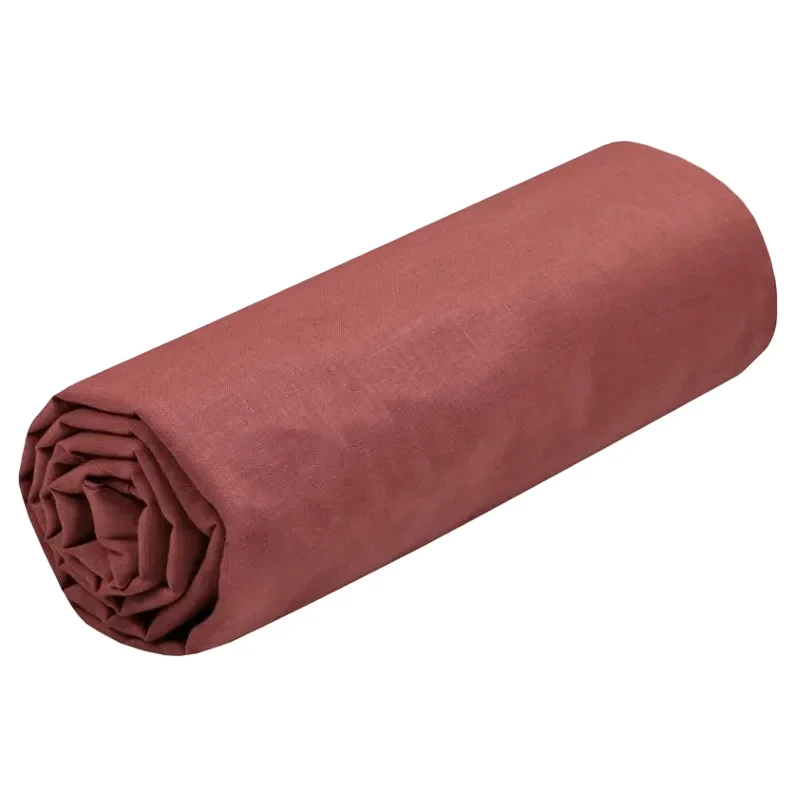 Drap housse grenache | 160 x 190/200 cm