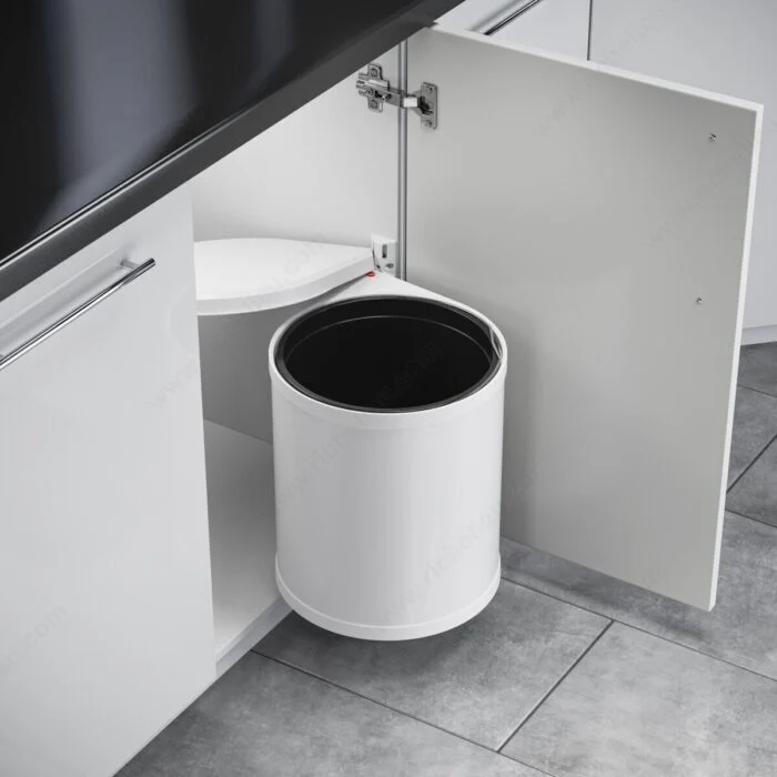 Poubelle pivotante ronde MONO - 15 L