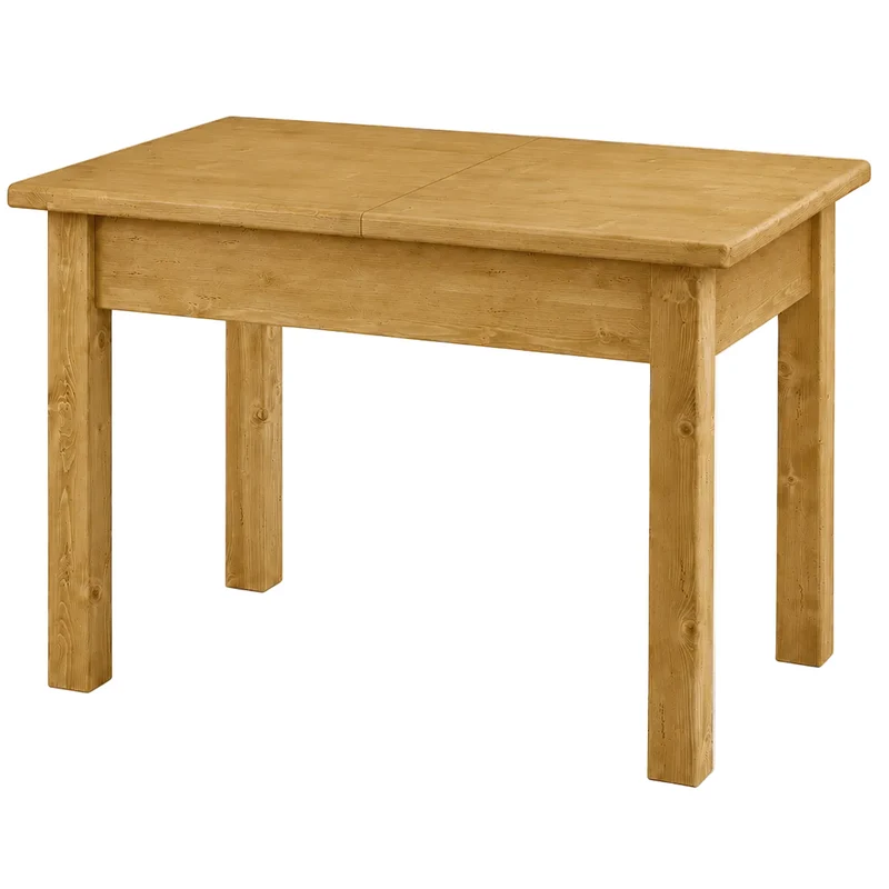 Table repas 120cm avec allonge papillon 40 cm en épicéa massif huilé miel | OREGON