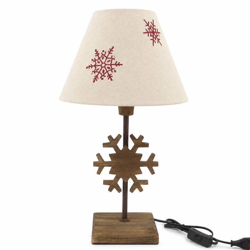 Lampe à poser flocon