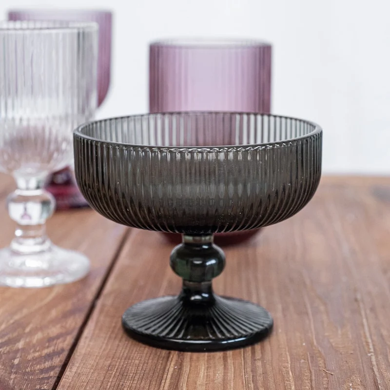 Boite de 6 coupes à glace 35 cl dolce gris