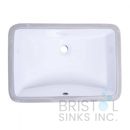 Lavabo blanc en porcelaine sous plan B606