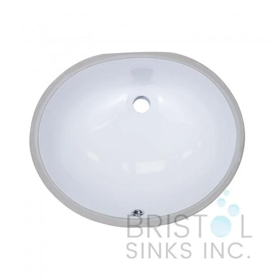 Lavabo ovale blanc sous plan B601