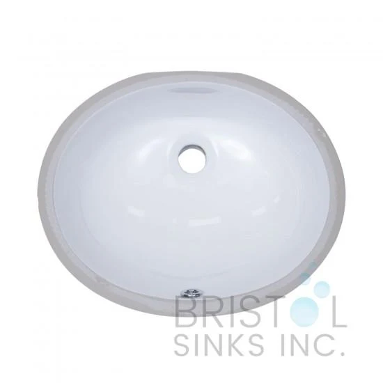 Lavabo ovale blanc sous plan B600-W