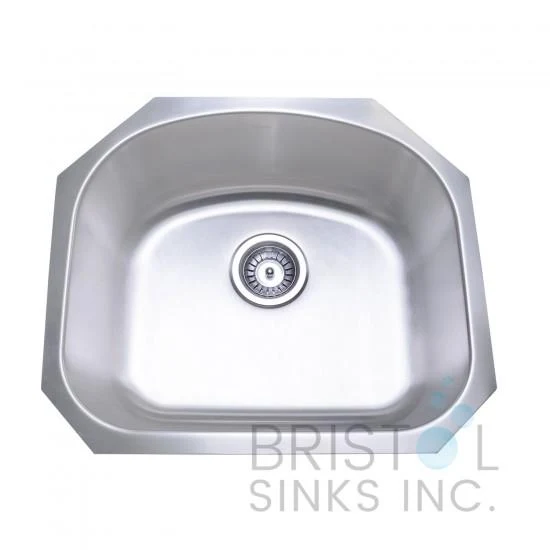 Évier simple encastré en acier inoxydable Bristol 20 1/8 x 17 3/4 x 7 " B705
