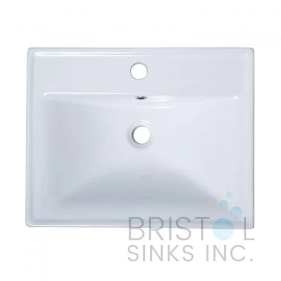 Lavabo rectangulaire encastré B611