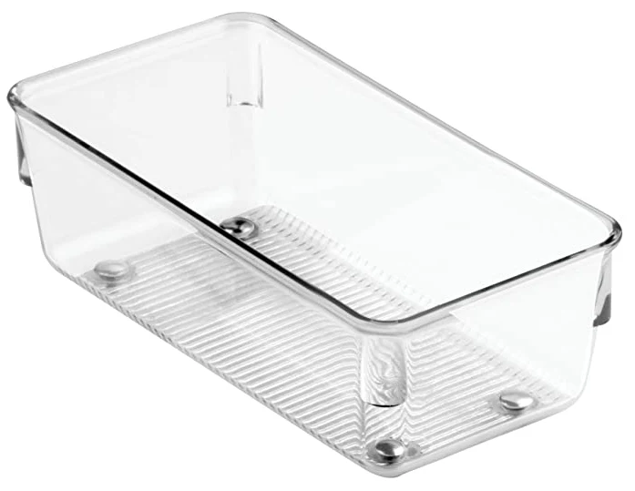 Collection Linus - Organisateur en plastique transparent 3" x 6" x 2"