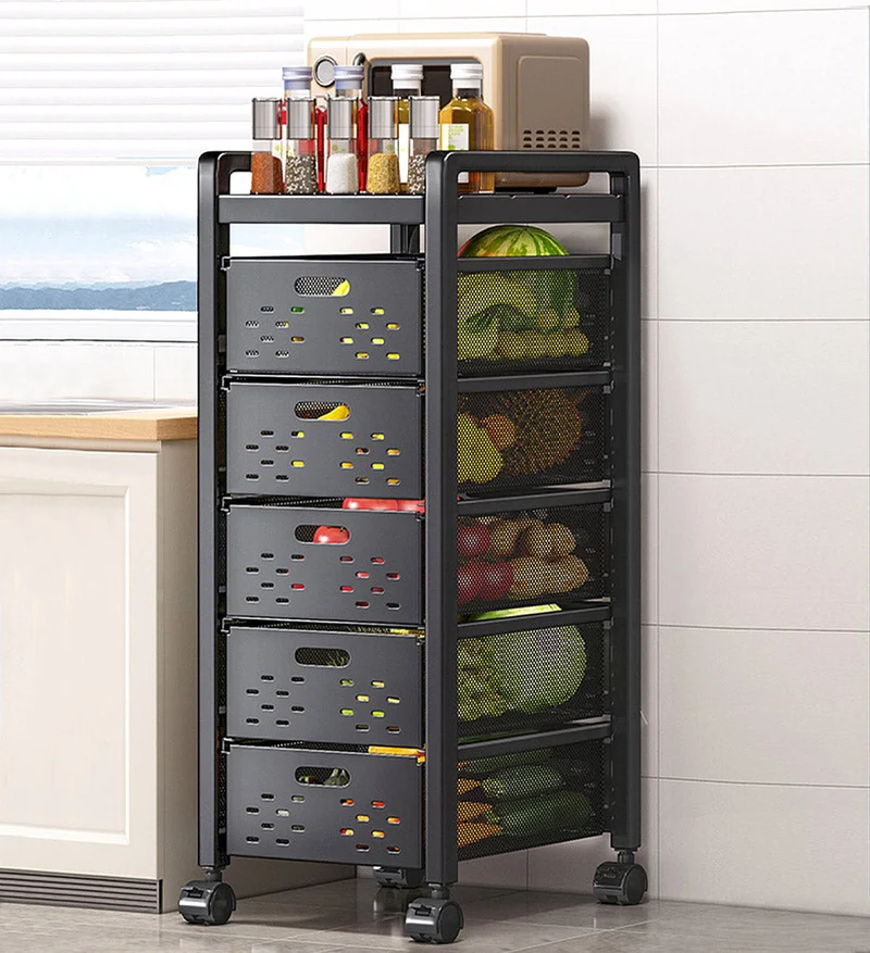 Joybos® 5-Tiroir Chariot de Rangement de Cuisine