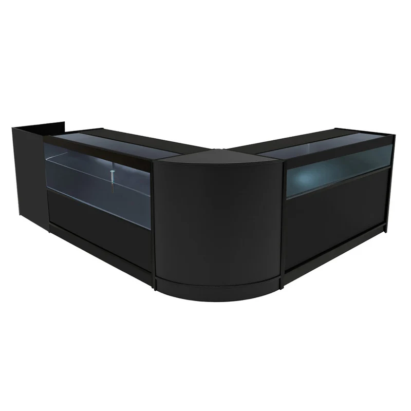 Comptoirs de Vente à LED Ensemble Gravity - Noir CM60, B1500, C1500, TB60