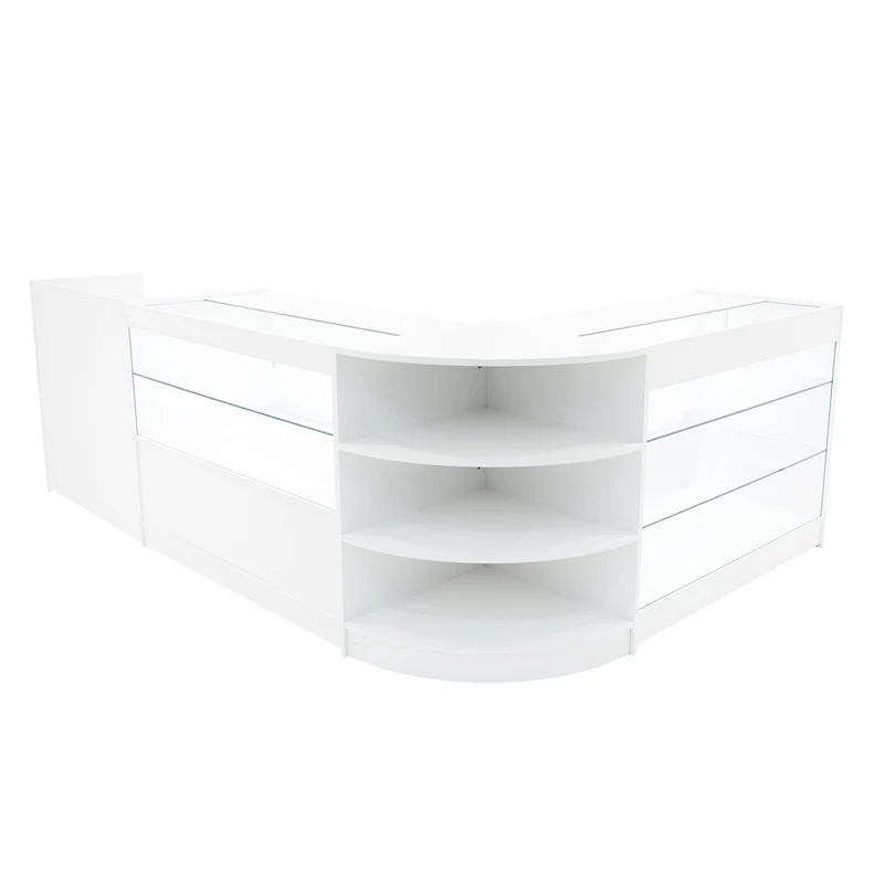 Comptoirs de Vente à LED Ensemble Theia - Blanc LM60, K1200, C1200, TB60